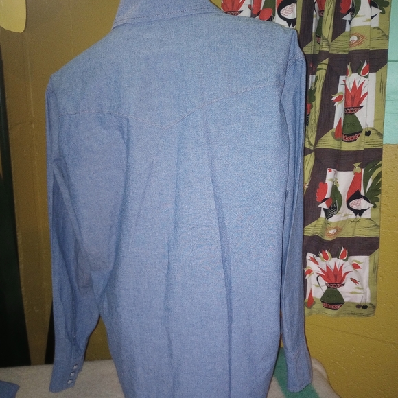 Wrangler Snap Button Shirt XL - Picture 2 of 4